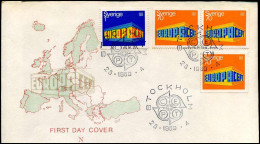 Sverige - FDC - Europa CEPT 1969 - 1969