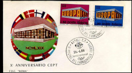 Italia  - FDC - Europa CEPT 1969 - 1969