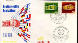 Bundespost - FDC - Europa CEPT 1969 - 1969