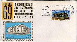 Espana - FDC - Europa CEPT 1969 - 1969