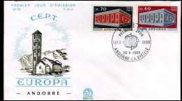 Andorre - FDC - Europa CEPT 1969 - 1969