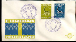 Nederland  - FDC - Europa CEPT 1966 - 1966
