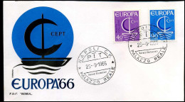 Italia - FDC - Europa CEPT 1966 - 1966