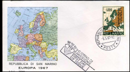 San Marino  - FDC - Europa CEPT 1967 - 1967