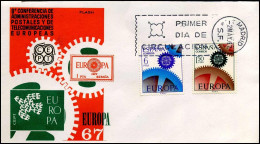 Espana  - FDC - Europa CEPT 1967 - 1967