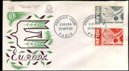 France - FDC - Europa CEPT 1965 - 1965