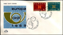 Luxembourg - FDC - Europa CEPT 1963 - 1963
