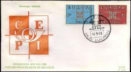 België - FDC - Europa CEPT 1963 - 1963