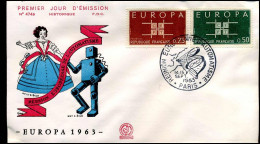 France  - FDC - Europa CEPT 1963 - 1963