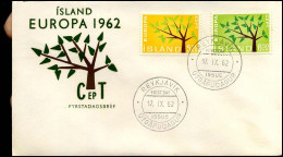 Island  - FDC - Europa CEPT 1962 - 1962