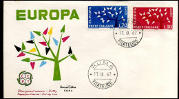 Italia  - FDC - Europa CEPT 1962 - 1962