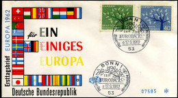 Bundespost  - FDC - Europa CEPT 1962 - 1962