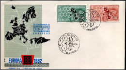 Espana  - FDC - Europa CEPT 1962 - 1962