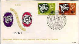 België  - FDC - Europa CEPT 1961 - 1961