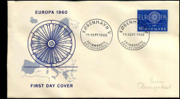 Danmark  - FDC - Europa CEPT 1960 - 1960