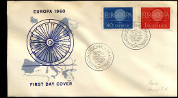 Sverige  - FDC - Europa CEPT 1960 - 1960