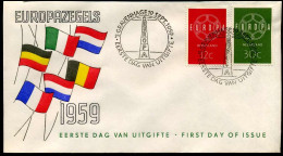 Nederland  - FDC - Europa CEPT 1959 - 1959