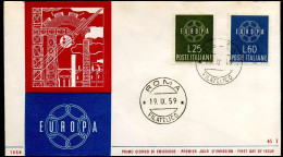 Italia  - FDC - Europa CEPT 1959 - 1959