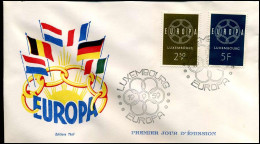 Luxembourg  - FDC - Europa CEPT 1959 - 1959
