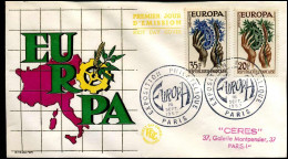 France  - FDC - Europa CEPT 1957 - 1957