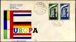 Italia  - FDC - Europa CEPT 1956 - 1956