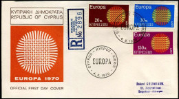 Republic Of Cyprus - FDC - Europa CEPT 1970 - 1970