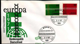 Bundespost - FDC - Europa CEPT 1971 - 1971