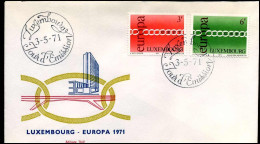 Luxembourg - FDC - Europa CEPT 1971 - 1971