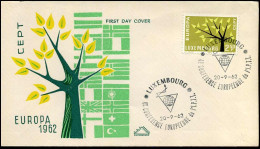 Luxembourg - FDC - Europa CEPT 1962 - 1962