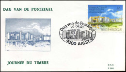 FDC - 2404  Dag Van De Postzegel  - Stempel :  Aalst - 1991-2000