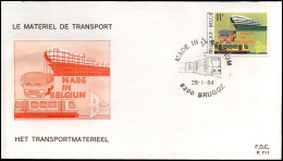 FDC - 2117 "Made In Belgium", Vervoermateriaal - Stempel : Brugge - 1981-1990