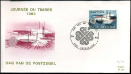 FDC - 2089  Dag Van De Postzegel - Stempel : Oudenaarde - 1981-1990