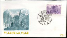 FDC - 2057  Ruïnes Van De Abdij Van Villers-la-Ville - Stempel : Villers-la-Ville - 1981-1990