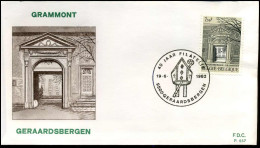 FDC - 2058  Ingangspoort Van De Sint-Adriaansabdij Van Geraardsbergen - Stempel : Geraardsbergen - 1981-1990