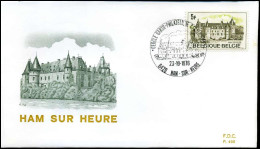 1835 - FDC - Toeristische Uitgifte   - Stempel : Ham-sur-Heure - 1971-1980