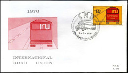 1807 - FDC - Intern. Road Transport Union   - Stempel : Bruxelles/Brussel - 1971-1980