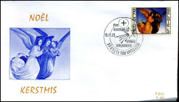 1784 - FDC - Kerstmis   - Stempel : Brussel/Bruxelles - 1971-1980