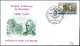 1781 - FDC - Nationale Bank Van België   - Stempel : Brussel/Bruxelles - 1971-1980