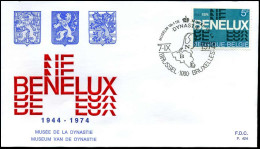 1723 - FDC - BENELUX   - Stempel : Brussel/Bruxelles - 1971-1980