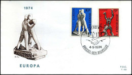 1714/15 - FDC - Europa   - Stempel : Brussel/Bruxelles - 1971-1980