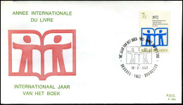 1618 - FDC - Jaar Van Het Boek   - Stempel : Brussel/Bruxelles - 1971-1980