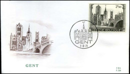 1594 - FDC - Gent   - Stempel : Gent - 1971-1980