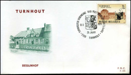 1572 - FDC - Filantropische Uitgifte    - Stempel : Turnhout - 1971-1980