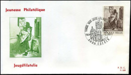 1573 - FDC - Jeugdfilatelie   - Stempel : Edegem - 1971-1980