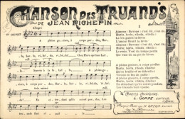 Chanson CPA Chanson Des Truand's De Jean Richepin - Vestuarios