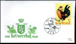 1513 -  FDC - Neerhofdieren - Stempel : Gent - 1961-1970