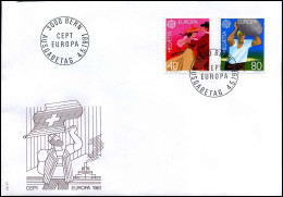 FDC - Switzerland- Europa CEPT 1981 - 1981