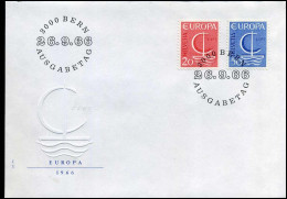 FDC - Switzerland- Europa CEPT 1966 - 1966