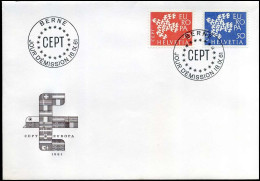 FDC - Switzerland- Europa CEPT 1961 - 1961