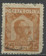 Pologne - Poland - Polen 1928 Y&T N°339 - Michel N°253 (o) - 25g Pilsudski - K12*11,5 - Usati